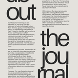 Manifestation Journal