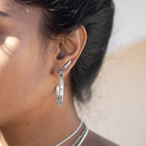 Diamond Classic Hoop Earrings