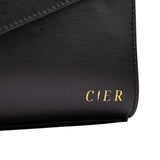 Flex Vegan Apple Leather Purse - Black