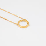 Diamond Circle Necklace