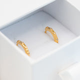 Diamond Huggie Hoops