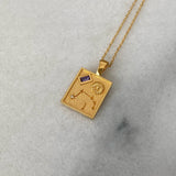 Aries Zodiac Necklace