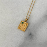 Aquarius Zodiac Necklace