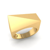 Thick Flex Ring 14K Plated Gold (Brass)