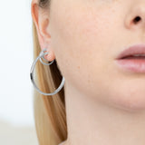 Diamond Classic Hoop Earrings