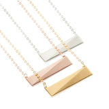 Large Flex Necklace 14K Plated Rose Gold (Brass)