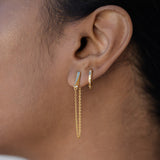 Flex Diamond Chain Earrings