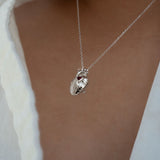Ruby Anatomical Heart Necklace