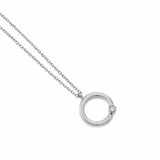 Diamond Circle Necklace Pendant