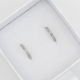 Diamond Huggie Hoops