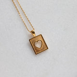 Heart Frame Necklace