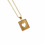 Heart Frame Necklace