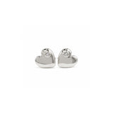 Diamond Heart Stud Earrings