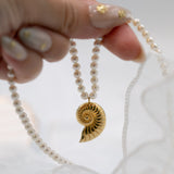 Nautilus Pearl Necklace