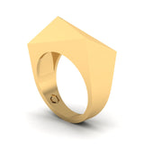 Thick Flex Ring 14K Plated Gold (Brass)