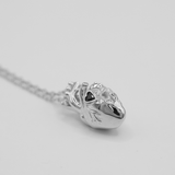 Ruby Anatomical Heart Necklace