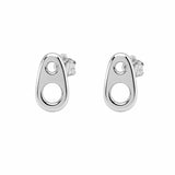 Soda Tab Stud Earrings