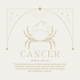 Cancer Zodiac Necklace