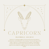 Capricorn Zodiac Necklace