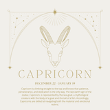 Capricorn Zodiac Necklace