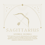 Sagittarius Zodiac Necklace