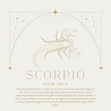 Scorpio Zodiac Necklace
