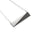 A sterling silver flex necklace with a bar-shaped pendant and a rhodium plated finish, featuring a lobster clasp closure.