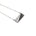 Flex Necklace in sterling silver against a plain white background. 
