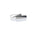 Sterling silver stud earrings on a white background with a reflection below. 