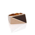 Crafted from brass and plated with 14K rose gold, this Thick Flex ring is a sturdy accessory that will stand the test of time. Its thick design is strong and durable. This timeless piece is a perfect complement to any look.